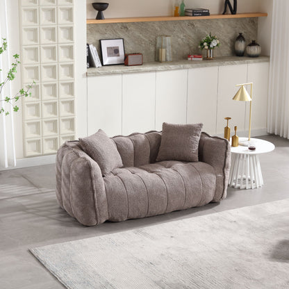 Cozy Beanbag Chair With High Resilience Foam Core For 2