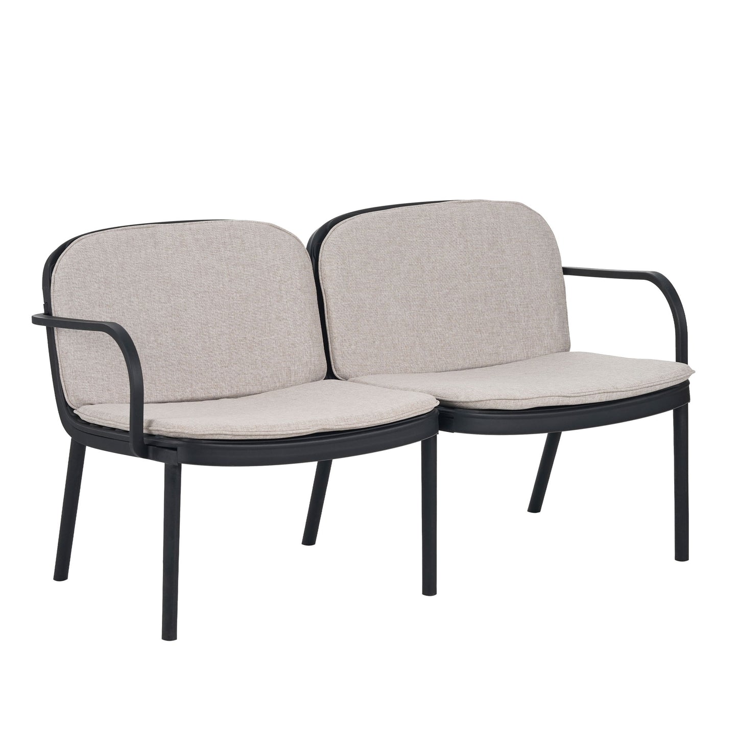 Luna - Outdoor Patio 3 Pieces Chat Set