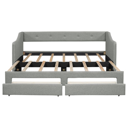 Upholstered Daybed With 2 Drawers