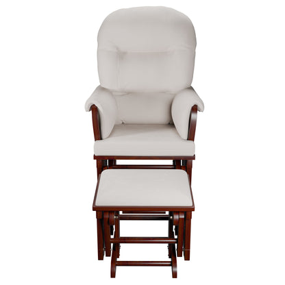 Glider Chair With Ottoman