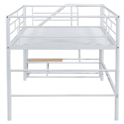 Loft Bed With Storage Stairs And Metal Frame