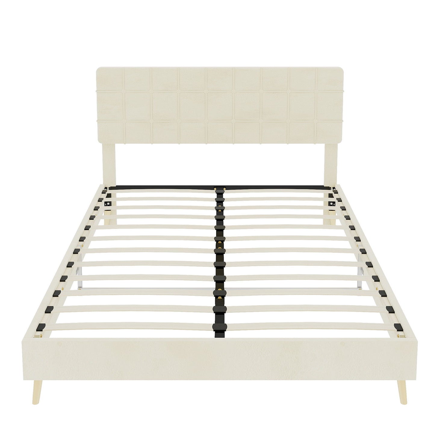 Yungan Lingge Minimalist Soft Pack Headboard Bed