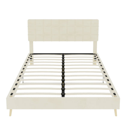 Yungan Lingge Minimalist Soft Pack Headboard Bed