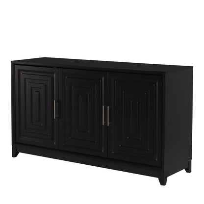 TV Stand, Media Console Cabinet With 2 Spacious Storage Space