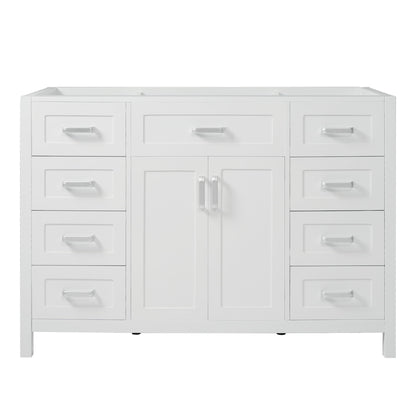 Bathroom Vanity Cabinet Only With 2 Soft Close Doors And 8 Drawers
