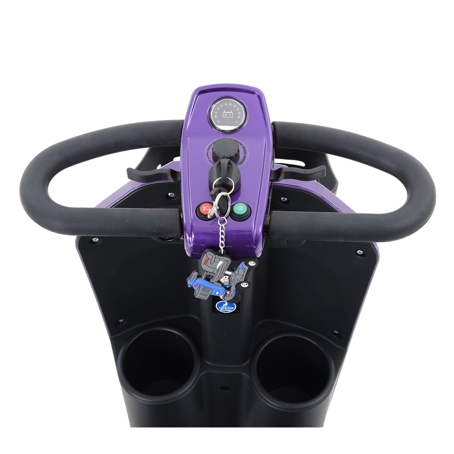 Max Plus - 4 Wheels Outdoor Compact Mobility Scooter With 2 Pieces X 20Ah Lead Acid Battery, 16 Miles, Cup Holders & USB Charger Port