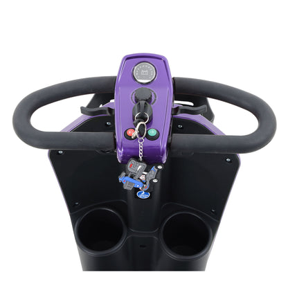 Max Plus - 4 Wheels Outdoor Compact Mobility Scooter With 2 Pieces X 20Ah Lead Acid Battery, 16 Miles, Cup Holders & USB Charger Port
