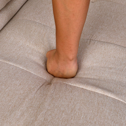 Sofa Bed With Foldable Design And Cup Holder