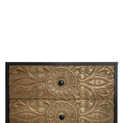 3 Drawer Cabinet, Suitable For Bedroom - Black