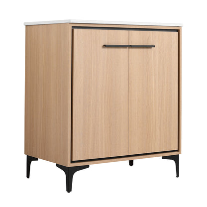 Modern Bathroom Vanity Base With Basin And Storage Cabinet