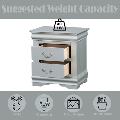 Louis Philippe III - Sleek Design Nightstand