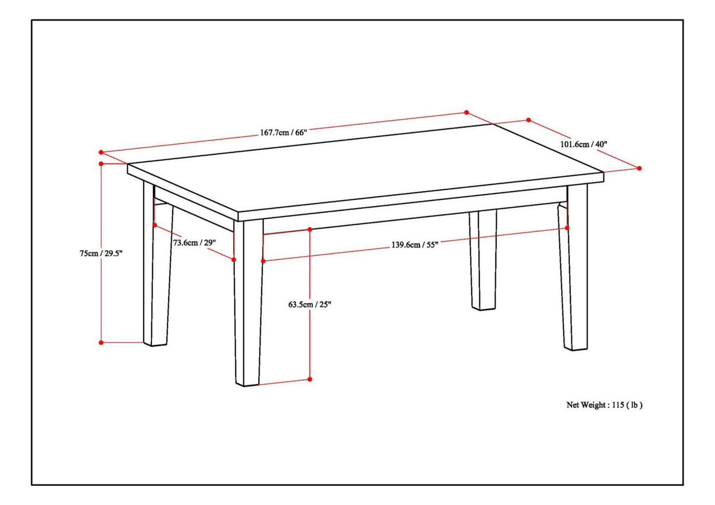 Eastwood - Handcrafted Dining Table