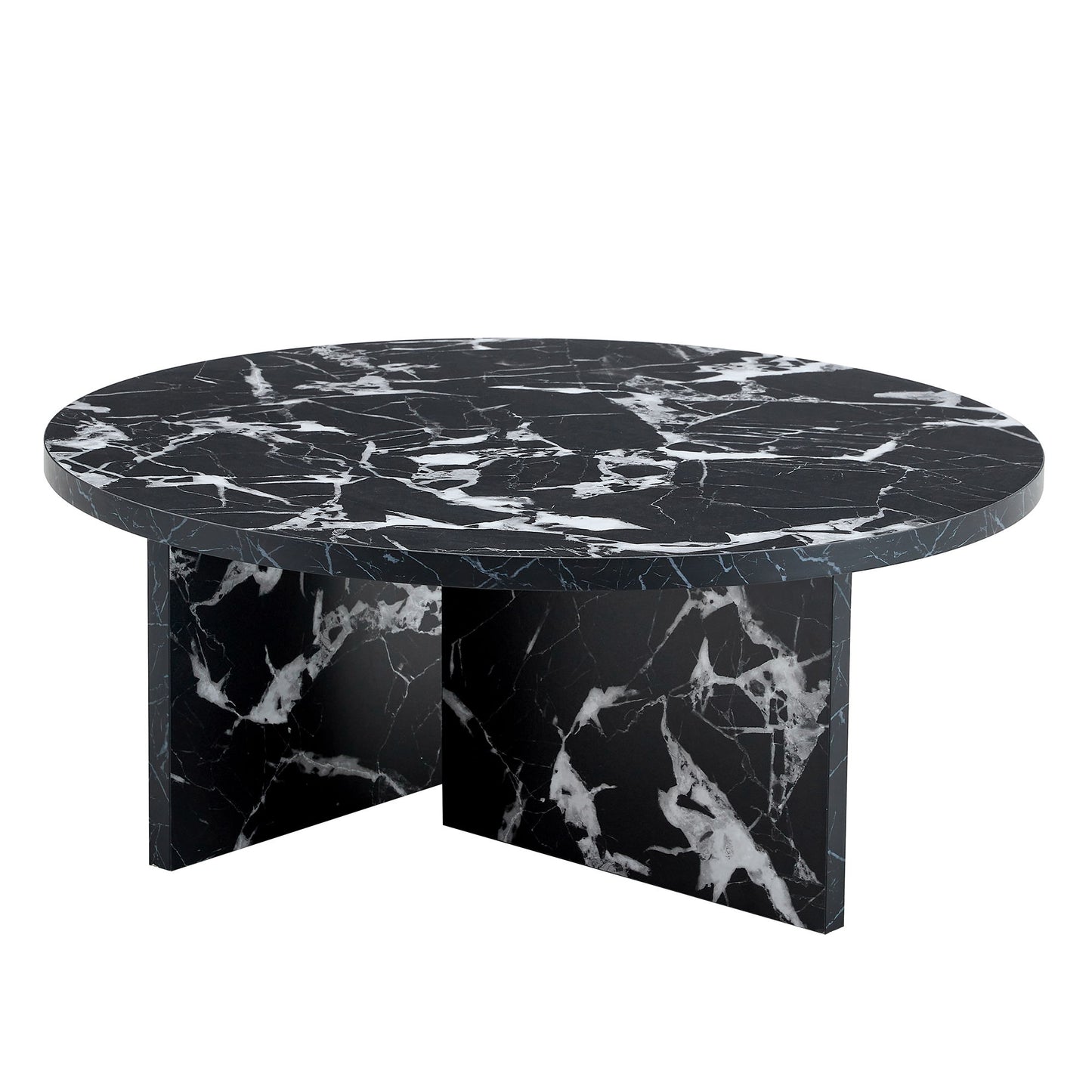 Versatile Round Coffee Table For Various Interior Styles