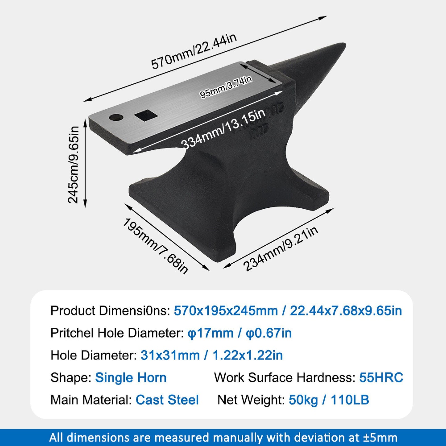 Cast Steel Anvil