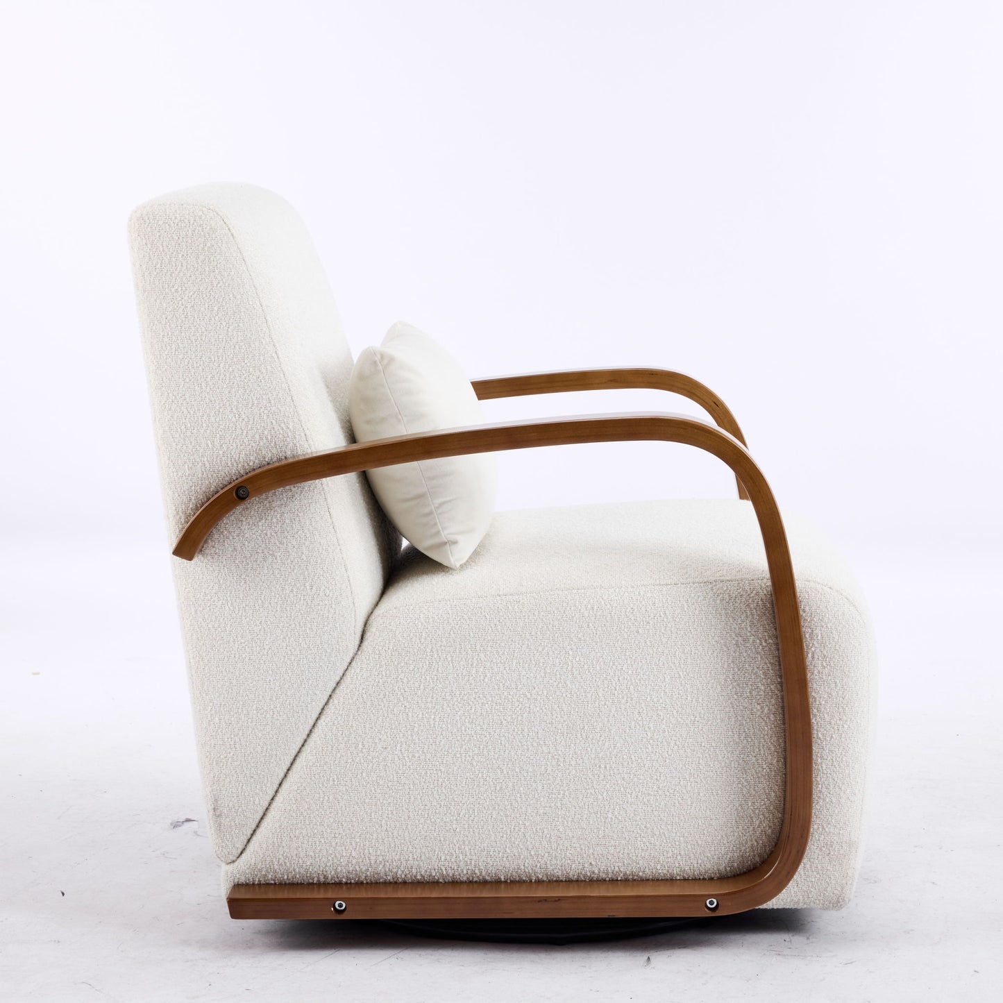 Swivel Accent Rotatable Ergonomic Single Chair For Living Room
