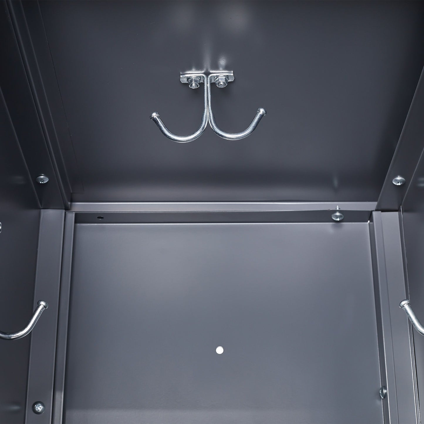 9 Door Lockers With Lock For Storage In Office, School, Gym, And Bedroom - Gray