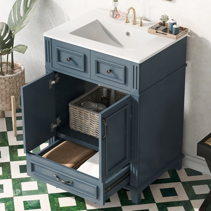 Bathroom Vanity With Sink, Storage Cabinet