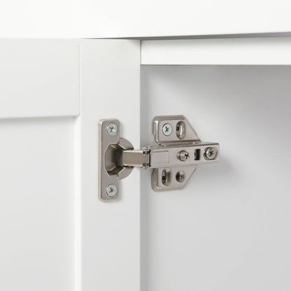 Bathroom Vanity With 2 Doors, 2 Drawers, Adjustable Shelf, Hidden Slides & Soft Close Hinges