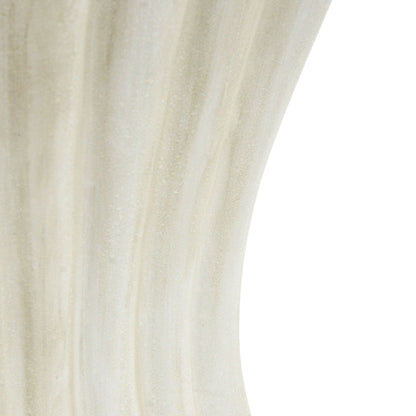 Mgo Archaistic Wavy Side Table - Antique Sandstone