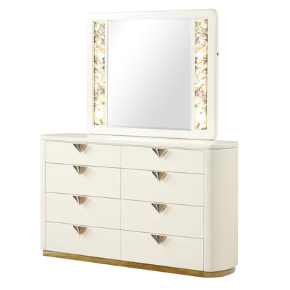 La Pierre - 6 Drawer Dresser - Beige