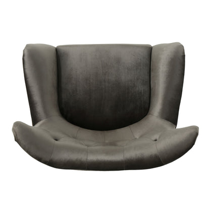 Alyssa - Mid Century Upholstered Arm Chair With Wingback Design