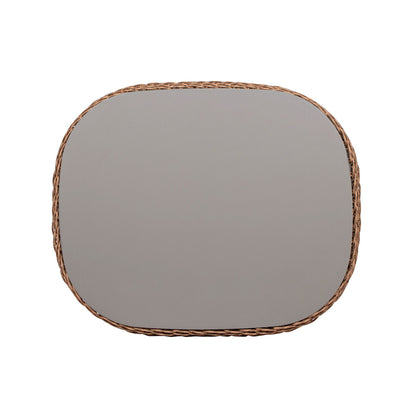 Willow - Oval Woven Patio Coffee Table, Wicker Frame
