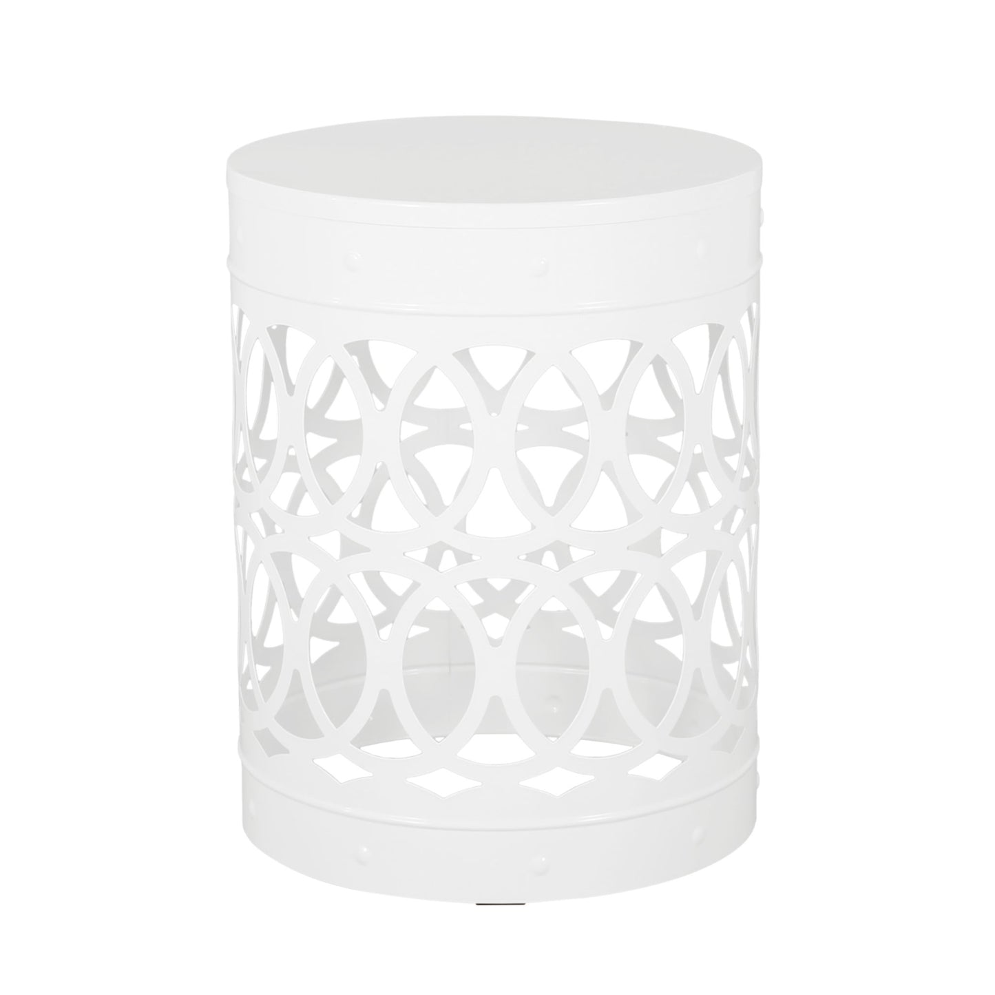 Outdoor Metal S/2 End Table