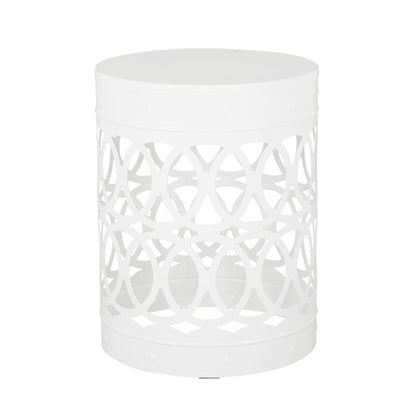 Outdoor Metal S/2 End Table