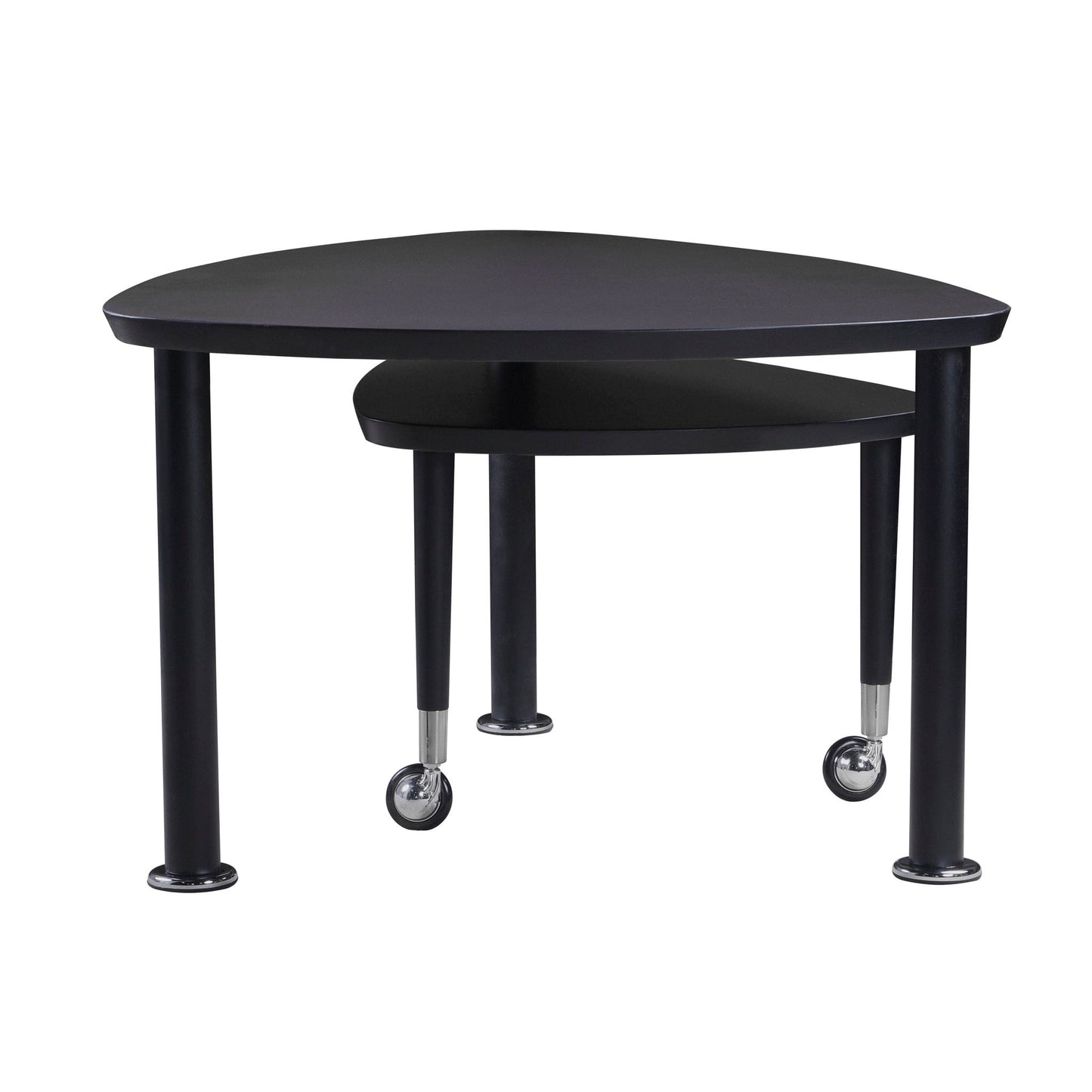 360 Degree Rotatable Coffee Table With Solid Legs