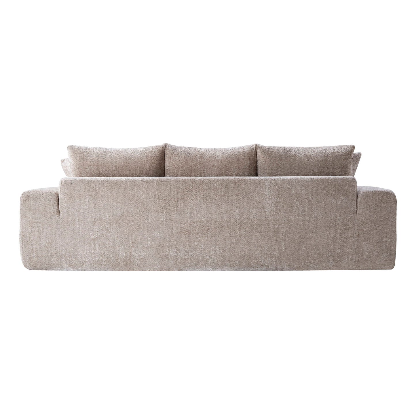 Extra Large Curved Front Compressed Sectional Sofa