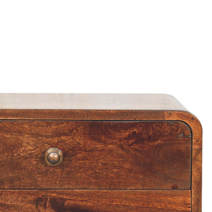 Curved Nightstand,