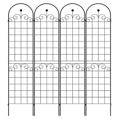Metal Garden Trellis For Climbing Plants Outdoor Rustproof Plant Support Rose Trellis Netting Trellis
