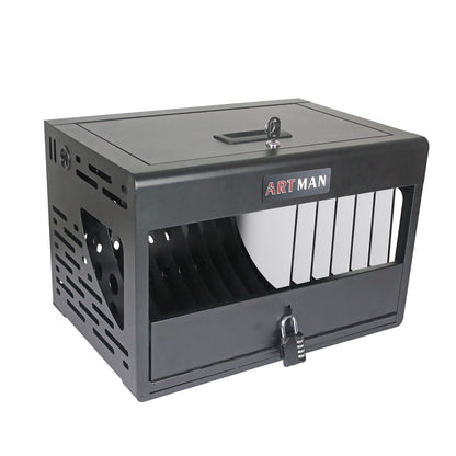 16 Bay Charging Cabinet For Laptop book, Locking Charging Station