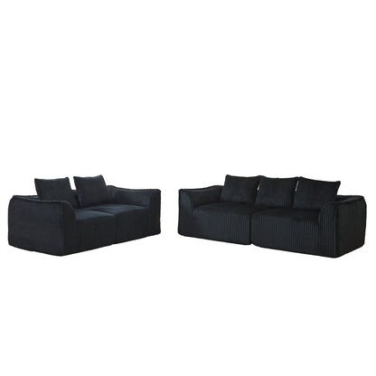Minimalist Set With Curved Lines & Gently Sloped Backrest