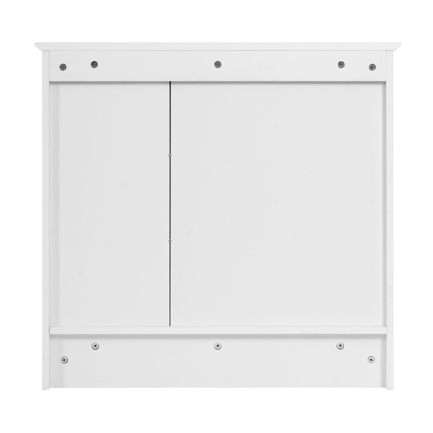 Wall Mount 2 In 1 Mirror Cabinet With Adjustable Shelf, Soft-Closing Hinges