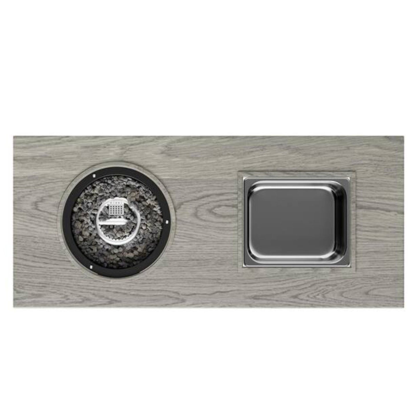 3 In 1 Outdoor Propane Fire Pit Table 50, 000 BTU With Ice Bucket