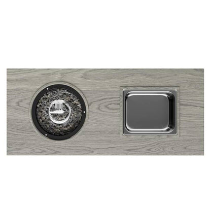 3 In 1 Outdoor Propane Fire Pit Table 50, 000 BTU With Ice Bucket