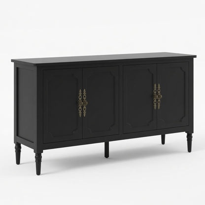 Vintage Buffet Cabinet With Adjustable Shelves