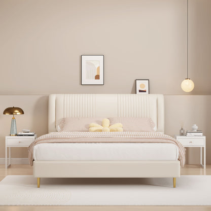 Nightstand With Drawer, Minimalist Bedside Table, Compact End Table For Bedroom - White