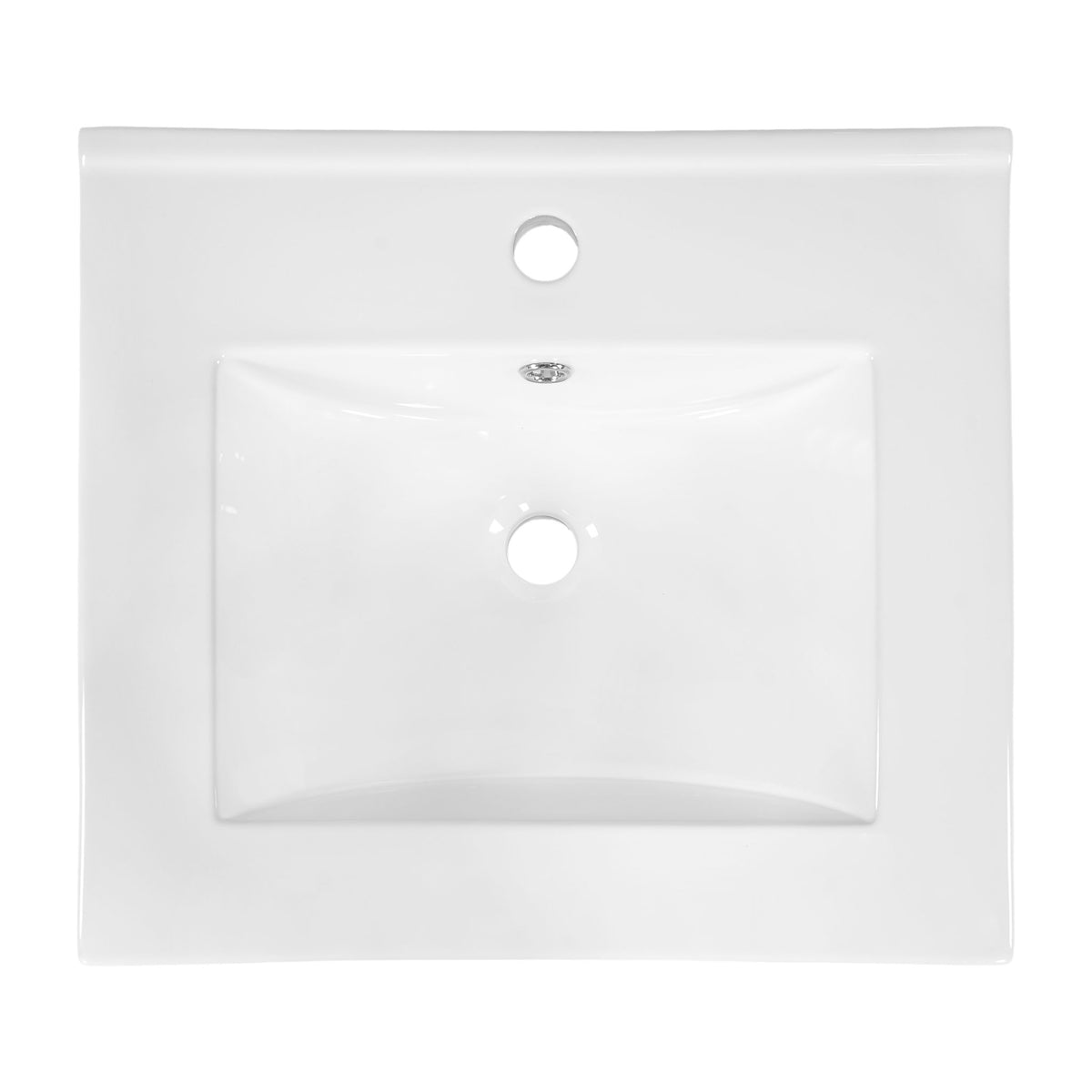 Wall Mounted Bathroom Cabinet With Side Shelf Combo, Vanity With Sink - White