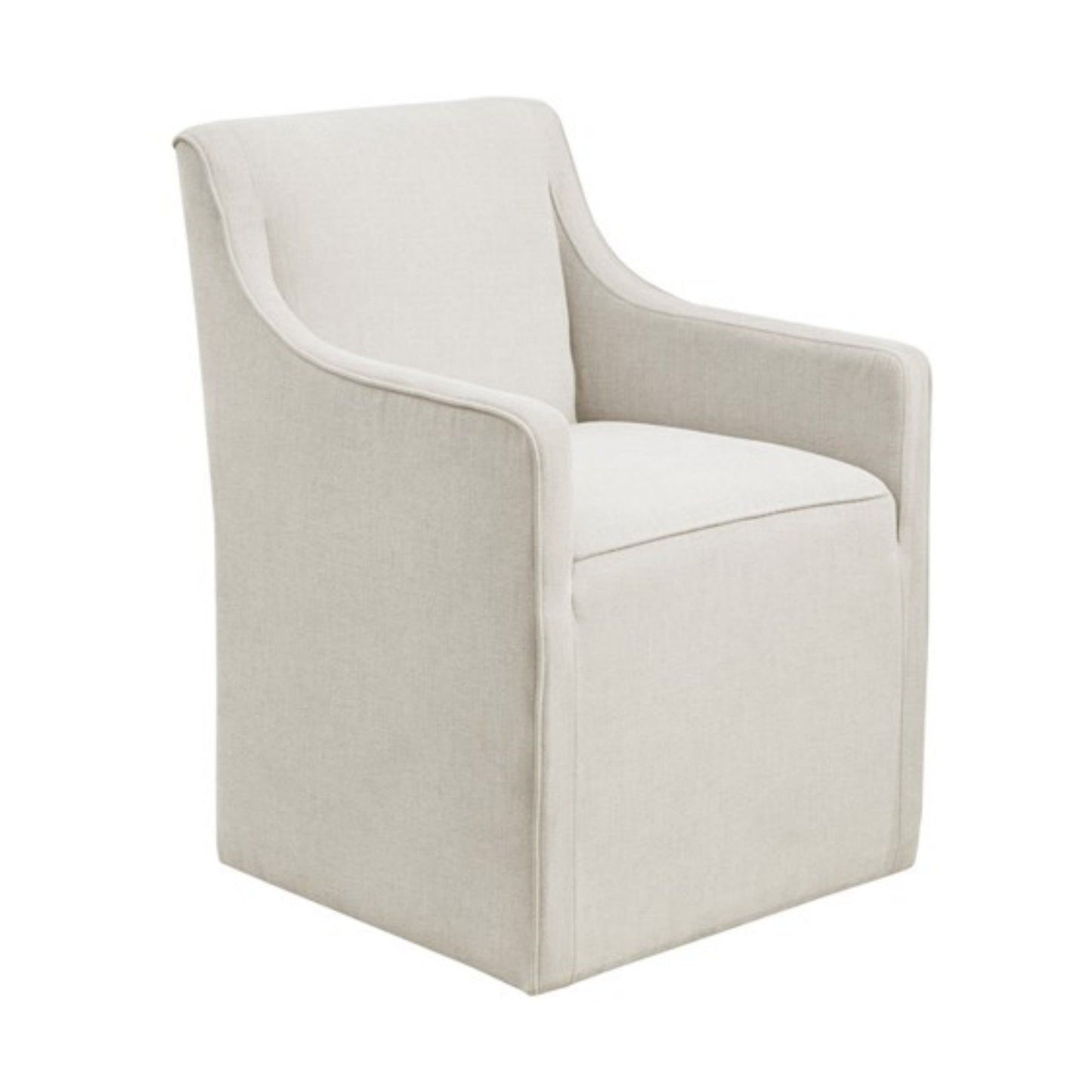Traditional Skirted Dining Arm Chair