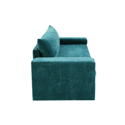 Upholstered 3 Seater Sofa With Wide Armrests