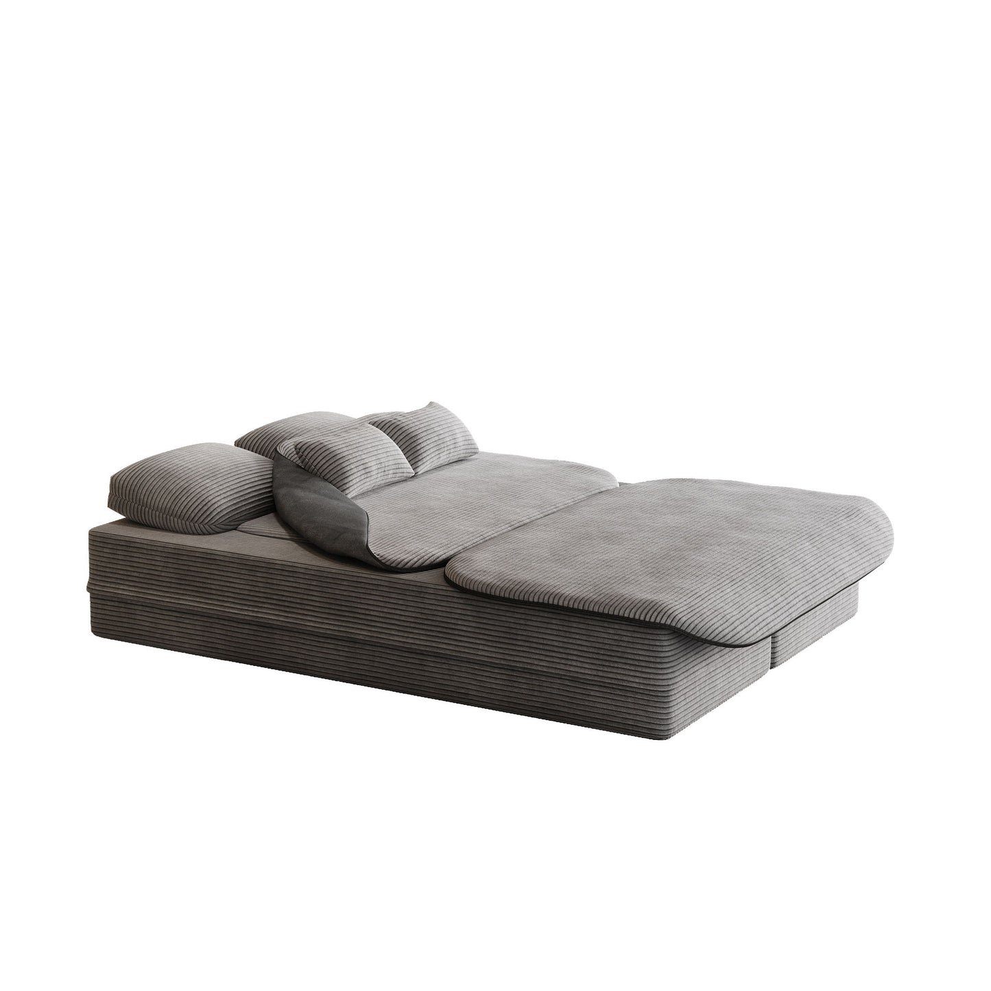 2 In 1 Foldable Sofa Bed With Multi Functional Blanket