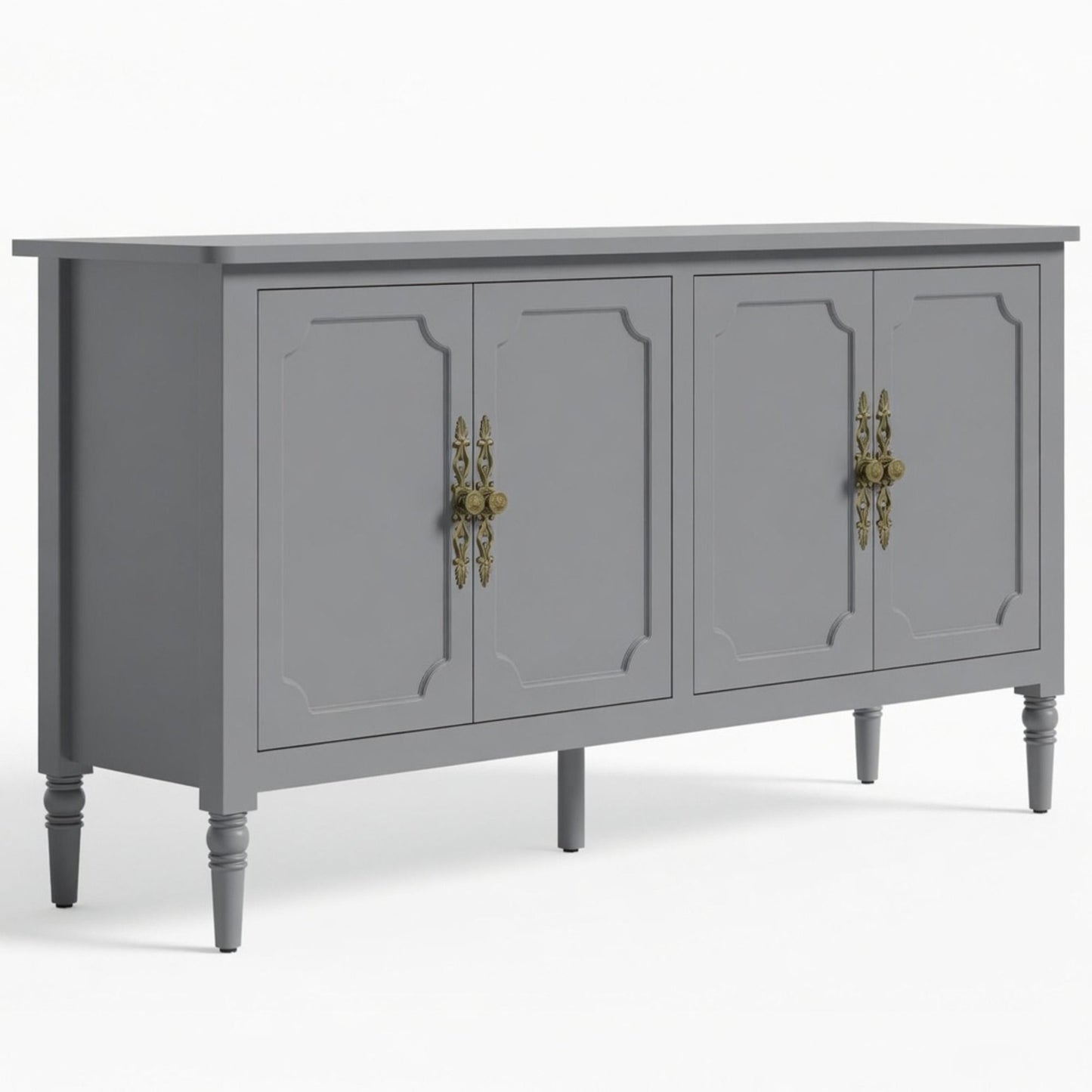 Vintage Buffet Cabinet With Adjustable Shelves