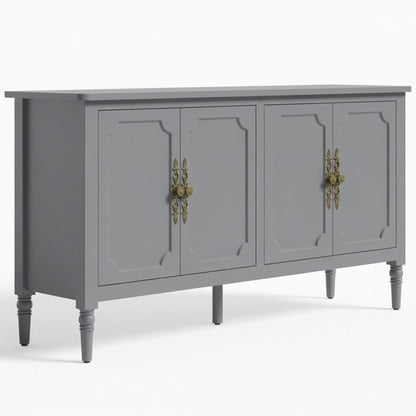Vintage Buffet Cabinet With Adjustable Shelves