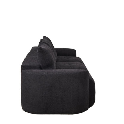 3 Seater With Thickened Armrests Sofa For Living Room