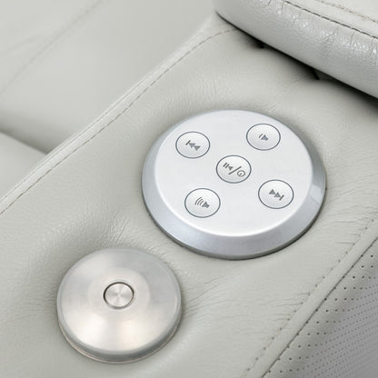 Power Motion Recliner Electric Power Recliner With USB Charging Port, Hidden Arm Storage, Convenient Cup Holder And tooth Speaker