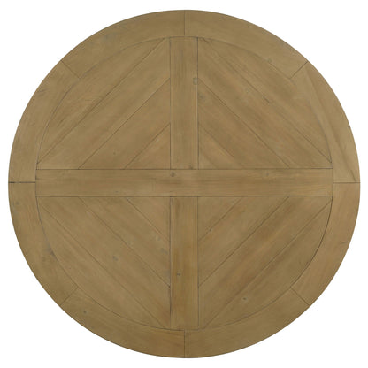 Round Dining Table Set With Upholstered Chairs