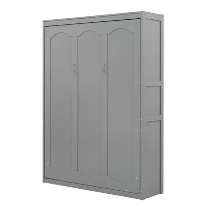 Murphy Wall Bed With Shelves, Space Saving