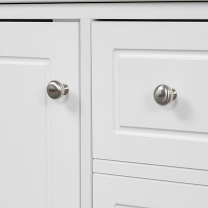 Freestanding Bathroom Vanity With Sink, Soft Close Door, 3 Drawers